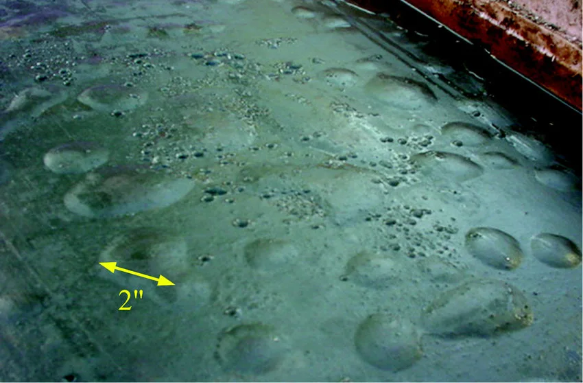 blistering under waterproof mebranes