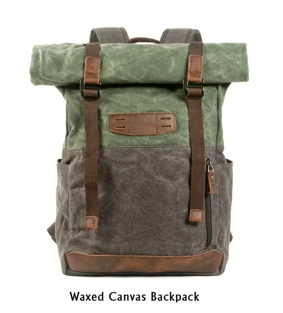 Waterproof Waxed Canvas Backpack