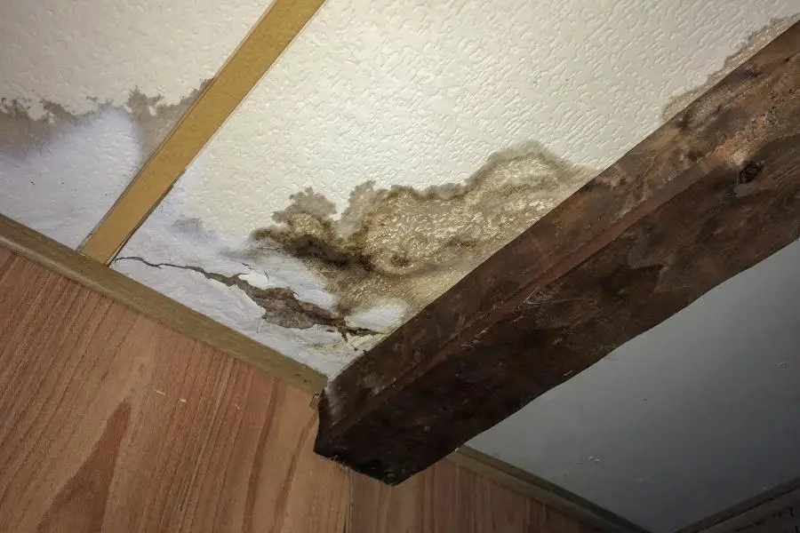 structure damage due to bathtub leaking