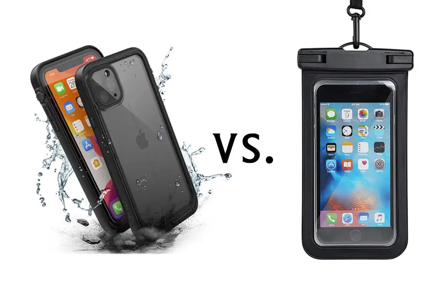 Waterproof phone case and pouch